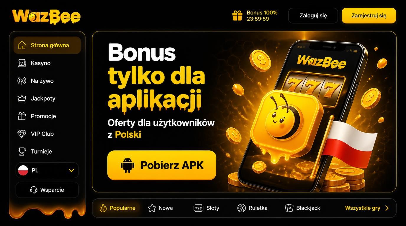 Ekran promocji Bonus tylko dla aplikacji – użytkownicy z Polski